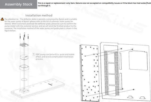 Alt view image 6 of 7 - Bykski Distro Plate For TT VIEW 51 TG ARGB - PMMA w/ 5v Addressable RGB (RBW) (RGV-TT-V51-P-K)