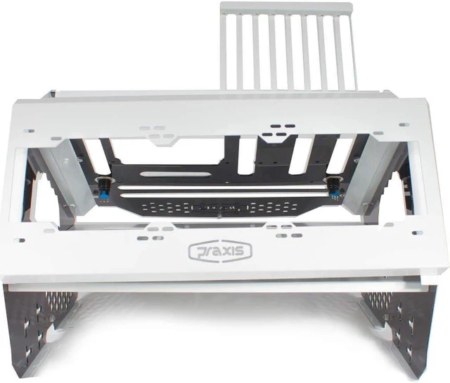 Alt view image 3 of 3 - PrimoChill's Praxis Wetbench Powdercoated Steel Modular Open Air Computer Test Bench for Watercooling or Air Cooled Components