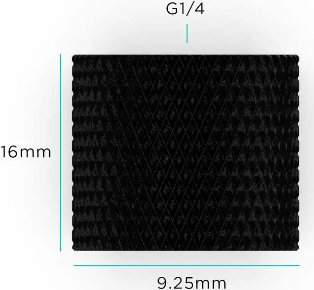 Alt view image 2 of 2 - PrimoChill Dual Female G 1/4in. Straight SX Extension Coupler