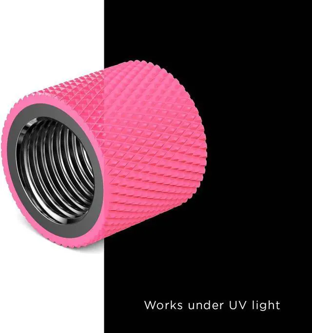 Alt view image 2 of 3 - PrimoChill Dual Female G 1/4in. Straight SX Extension Coupler