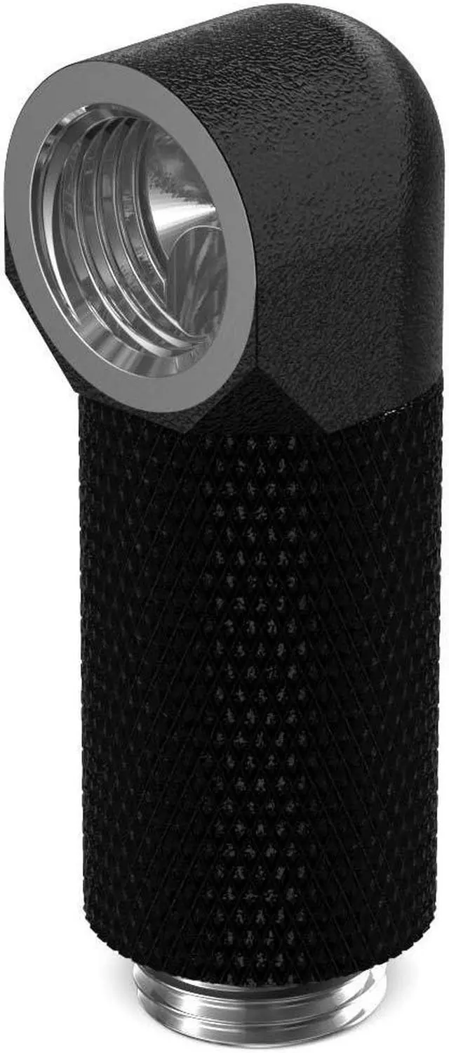 Main image of PrimoChill Male to Female G 1/4in. 90 Degree SX Rotary 30mm Extension Elbow Fitting