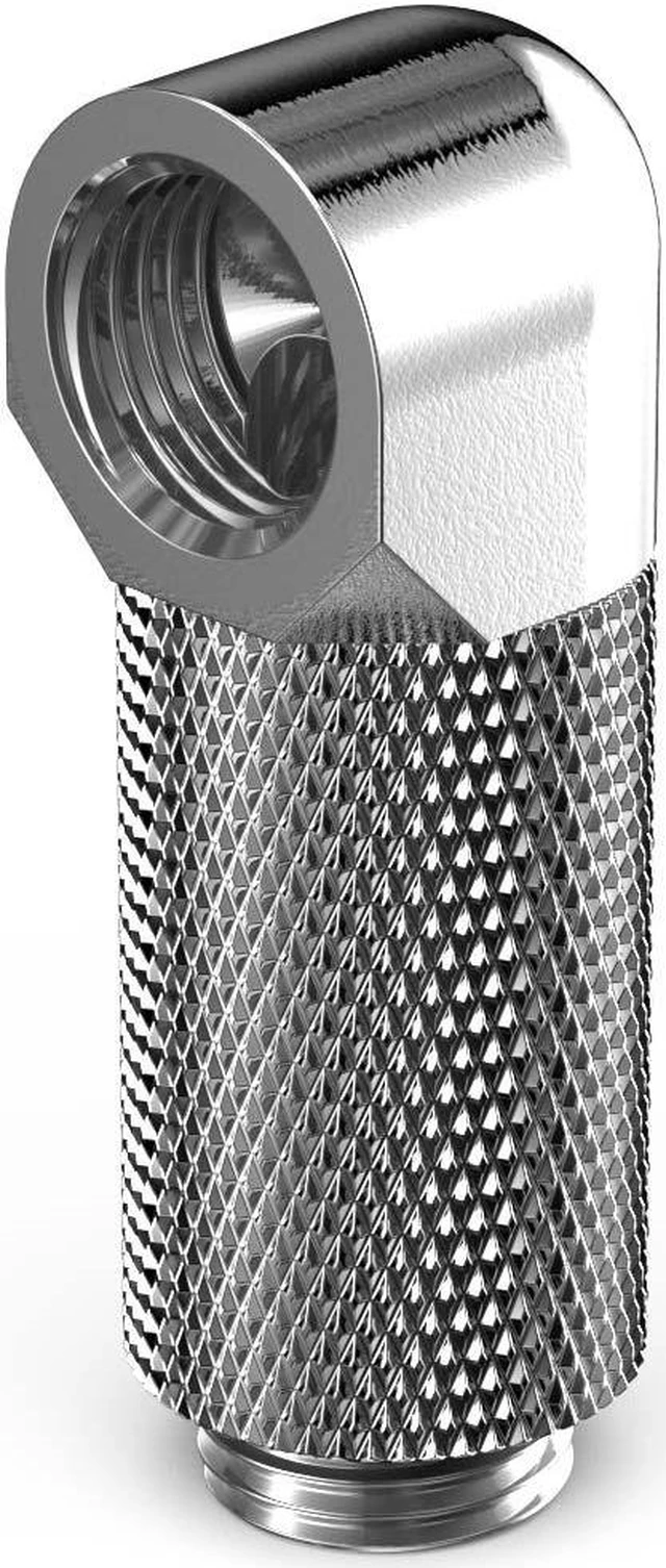 Main image of PrimoChill Male to Female G 1/4in. 90 Degree SX Rotary 30mm Extension Elbow Fitting