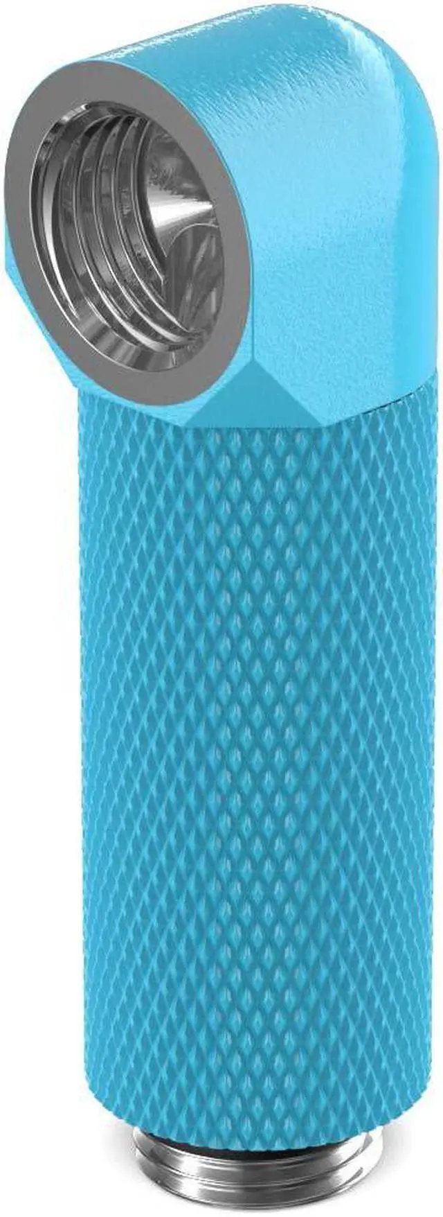 Main image of PrimoChill Male to Female G 1/4in. 90 Degree SX Rotary 40mm Extension Elbow Fitting