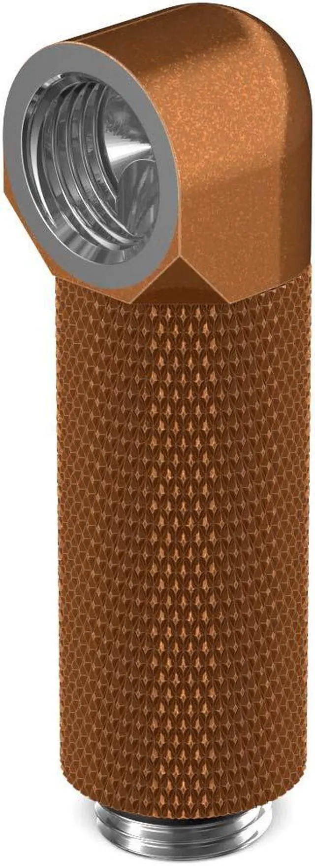 Main image of PrimoChill Male to Female G 1/4in. 90 Degree SX Rotary 40mm Extension Elbow Fitting