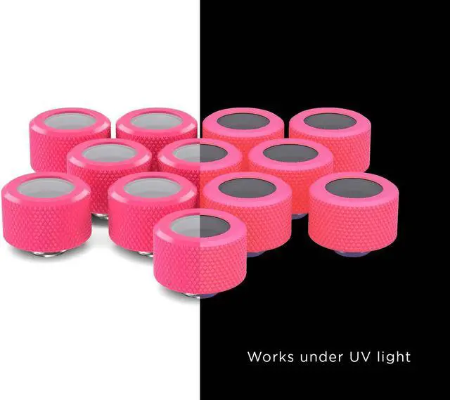 Alt view image 2 of 4 - PrimoChill 16mm OD Rigid SX Fitting - 12 Pack