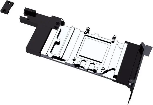 Alt view image 2 of 7 - Bykski Metal/POM GPU Water Block and Backplate For nVidia Tesla A100 80GB (N-TESLA-A100-80G-X-V2)