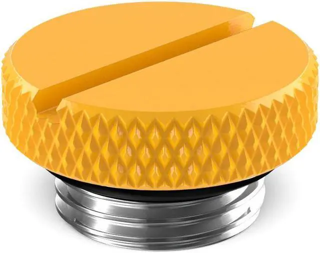 Main image of PrimoChill G 1/4in. SX Knurled Nickel Slotted Stop Fitting