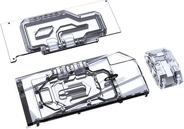 Alt view image 6 of 7 - Bykski Full Coverage GPU Water Block w/ Integrated Active Backplate for Inno3D RTX 3090 Ice Dragon (N-ICH3090-TC)