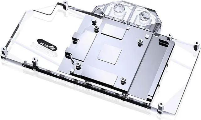 Alt view image 2 of 7 - Bykski Full Coverage GPU Water Block and Backplate for Colorful iGame Battle-Axe RTX 3060Ti 8G (N-IG3060TIZF-X)