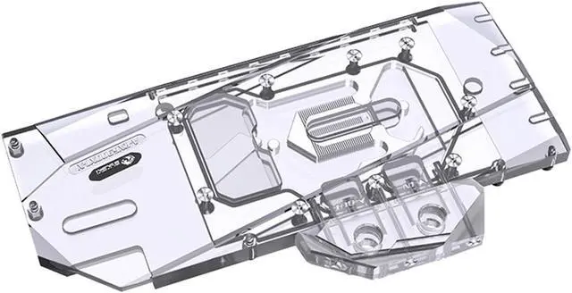 Alt view image 2 of 6 - Bykski Full Coverage GPU Water Block and Backplate for AMD Radeon RX6900XT (A-RX6900XT-X)