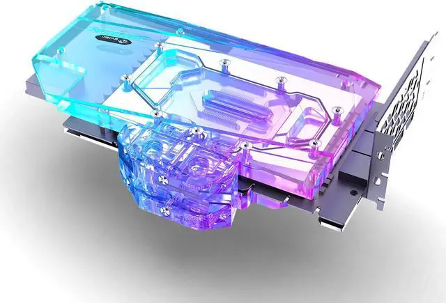 Alt view image 5 of 7 - Bykski Full Coverage GPU Water Block w/ Integrated Active Backplate for Gigabyte AORUS RTX 3090 Master (N-GV3090AORUS-TC)