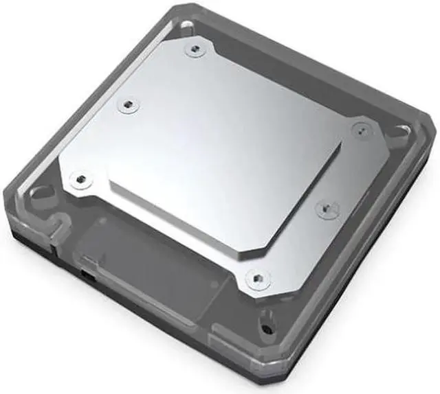 Alt view image 2 of 6 - Bykski CPU-FIRE-ON-I CPU Water Cooling Block w/ Temp Digital Display - Black w/ 5v Addressable RGB (RBW) (LGA 115x / 20xx)