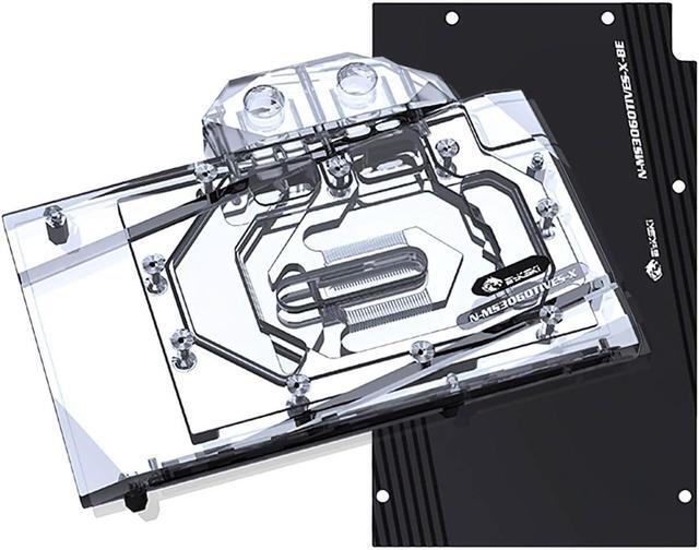 Alt view image 6 of 7 - Bykski Full Coverage GPU Water Block and Backplate for MSI RTX 3060Ti VENTUS 2X 8G  (N-MS3060TIVES-X)