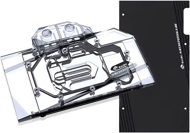 Alt view image 6 of 7 - Bykski Full Coverage GPU Water Block and Backplate for Zotac RTX 3070Ti 8G6X X-Gaming OC (N-ST3070TIXG-X)