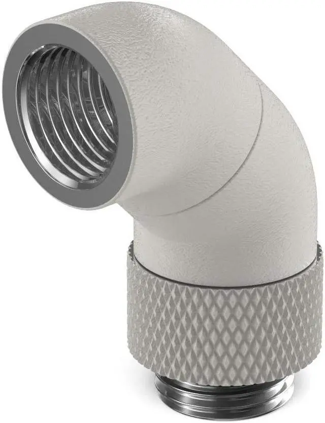 Main image of PrimoChill Male to Female G 1/4in. 90 Degree SX Dual Rotary Snake Fitting