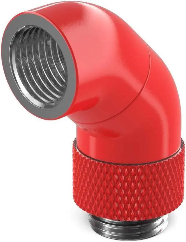 PrimoChill Male to Female G 1/4in. 90 Degree SX Dual Rotary
