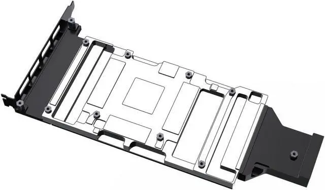 Alt view image 2 of 7 - Bykski Metal/POM GPU Water Block and Backplate For GIGABYTE GeForce RTX 4090 WindForce V2 24G (N-GV4090WF-X-V2)