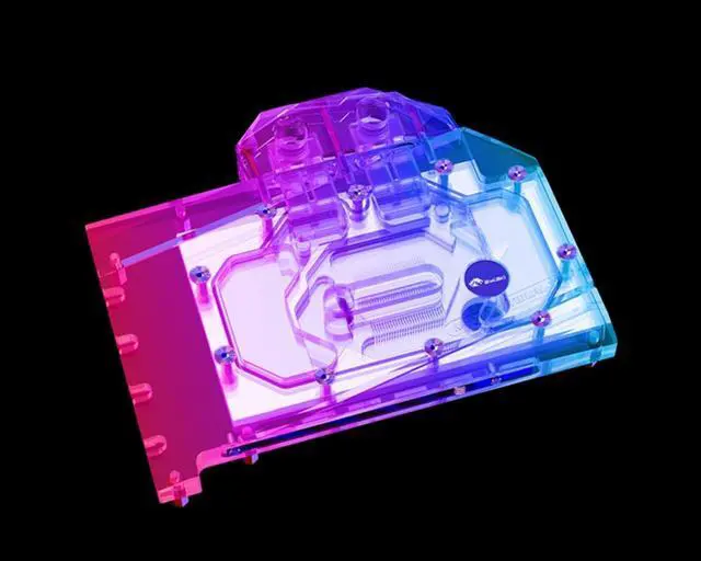 Alt view image 3 of 7 - Bykski Full Coverage GPU Water Block and Backplate For ASUS Dual GeForce RTX 4060 Ti OC 8GB (N-AS4060TIDUAL-X)