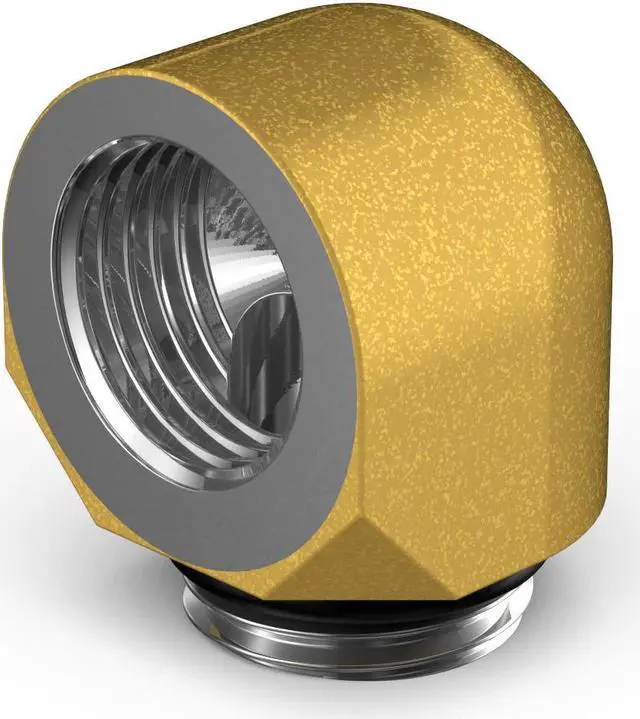 Main image of PrimoChill Male to Female G 1/4in. 90 Degree SX Elbow Fitting