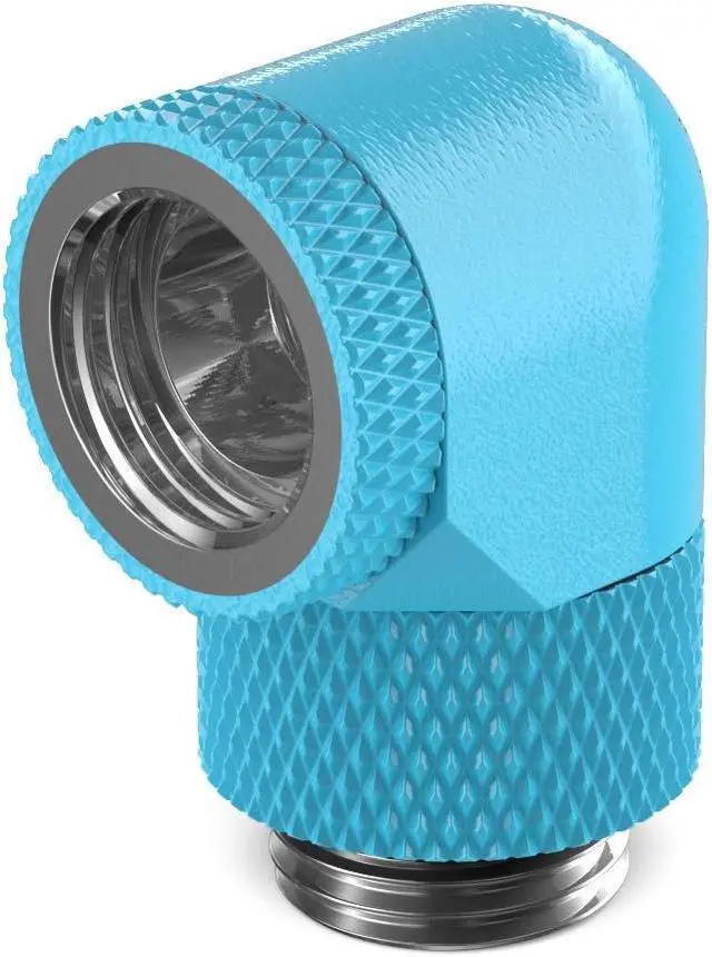 Main image of PrimoChill Male to Female G1/4 90 Degree SX Dual Rotary Elbow Fitting