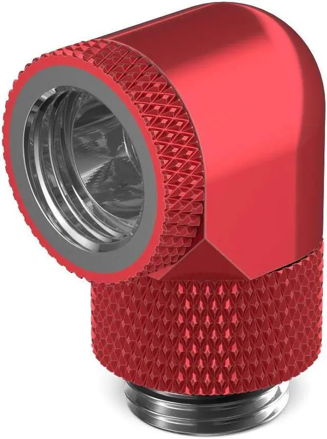 Main image of PrimoChill Male to Female G1/4 90 Degree SX Dual Rotary Elbow Fitting