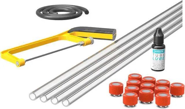 Main image of PrimoChill (Professional Kit) 4x 14mm Acrylic/PMMA Tubes, 12x Metrix SX Fitting, Bending Cord and Cutting Tool