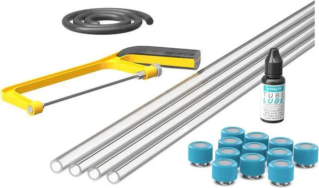 Main image of PrimoChill (Professional Kit) 4x 14mm Acrylic/PMMA Tubes, 12x Metrix SX Fitting, Bending Cord and Cutting Tool