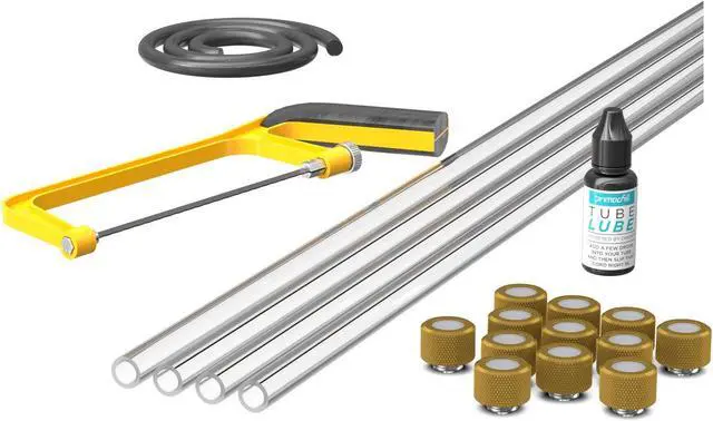 Main image of PrimoChill (Professional Kit) 4x 14mm Acrylic/PMMA Tubes, 12x Metrix SX Fitting, Bending Cord and Cutting Tool