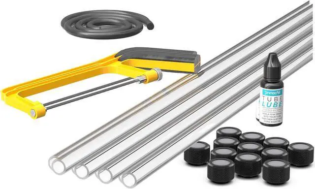 Main image of PrimoChill (Professional Kit) 4x 16mm Acrylic/PMMA Tubes, 12x Metrix SX Fitting, Bending Cord and Cutting Tool