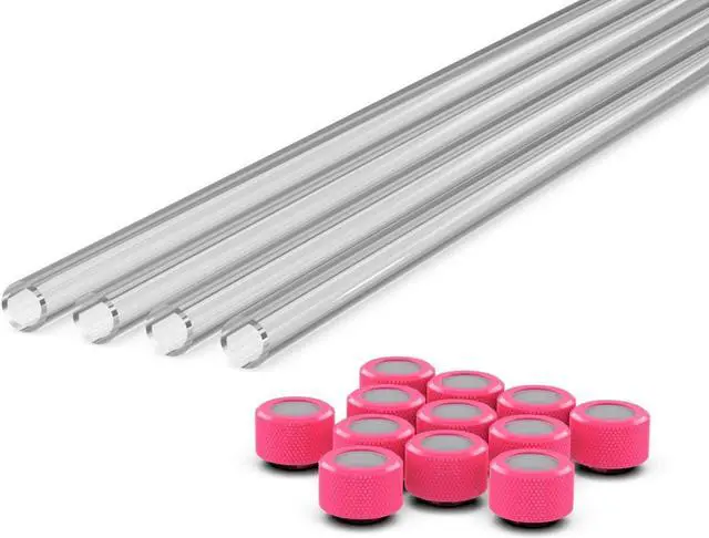 Main image of PrimoChill (Basic Kit) 4x 16mm Acrylic/PMMA Tubes, 12x Metric SX Fittings