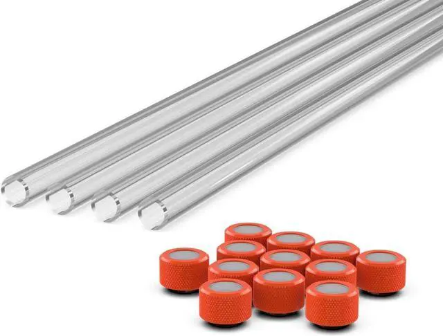 Main image of PrimoChill (Basic Kit) 4x 16mm Acrylic/PMMA Tubes, 12x Metric SX Fittings