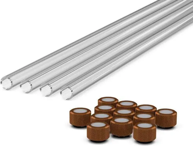 Main image of PrimoChill (Basic Kit) 4x 16mm Acrylic/PMMA Tubes, 12x Metric SX Fittings