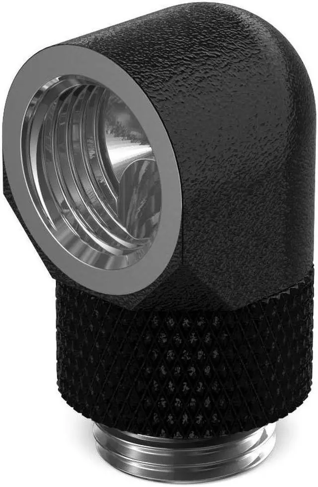 Main image of PrimoChill Male to Female G 1/4in. 90 Degree SX Rotary Elbow Fitting