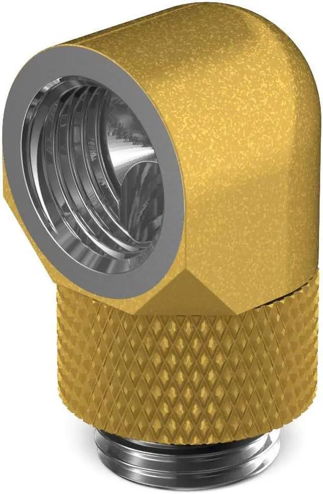 Main image of PrimoChill Male to Female G 1/4in. 90 Degree SX Rotary Elbow Fitting
