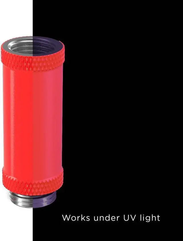 Alt view image 2 of 3 - PrimoChill Male to Female G 1/4in. 40mm SX Extension Coupler