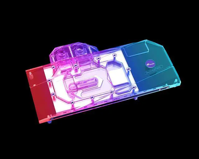 Alt view image 4 of 7 - Bykski Full Coverage GPU Water Block and Backplate For Inno3D RTX 3070/3070Ti (N-ICH3070-X)