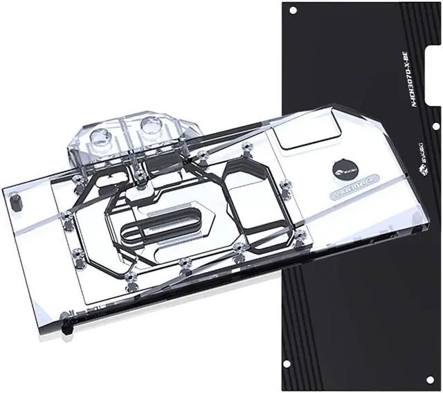 Alt view image 6 of 7 - Bykski Full Coverage GPU Water Block and Backplate For Inno3D RTX 3070/3070Ti (N-ICH3070-X)