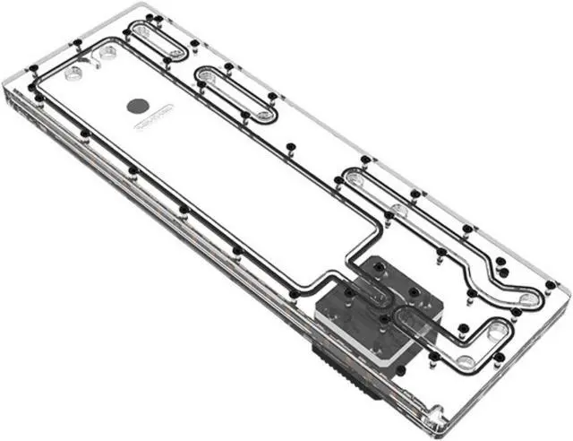 Alt view image 2 of 7 - Bykski Distro Plate For Thermaltake Core P6 TG - PMMA w/ 5v Addressable RGB (RBW) (RGV-TT-P6-P-K)