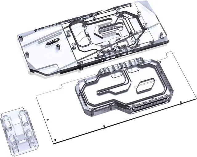 Alt view image 6 of 7 - Bykski Full Coverage GPU Water Block w/ Integrated Active Backplate for GALAXY RTX 3090 GAMER (N-GY3090GAMER-TC)