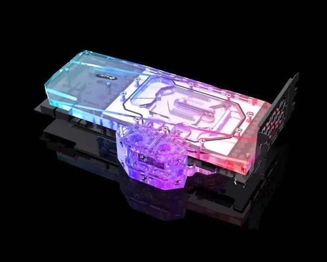 Alt view image 4 of 7 - Bykski Full Coverage GPU Water Block w/ Integrated Active Backplate for GALAXY RTX 3090 GAMER (N-GY3090GAMER-TC)