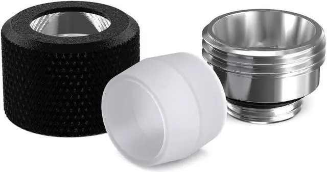 Alt view image 2 of 3 - PrimoChill 12mm OD Rigid SX Fitting - 6 Pack