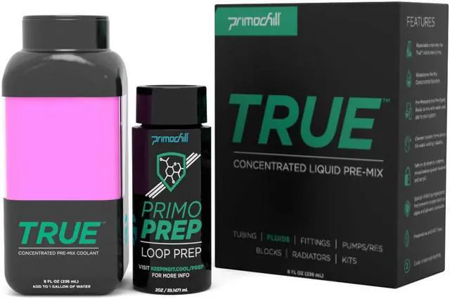 Alt view image 2 of 3 - PrimoChill True Opaque - Computer WaterCooling Coolant, Concentrate, Solid/Non-Transparent, Full Protection, PrimoPrep Included, Proudly Made in the USA (Yields a Gallon of Coolant)