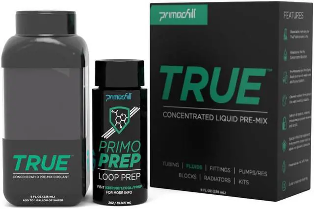 Alt view image 2 of 3 - PrimoChill True Opaque - Computer WaterCooling Coolant, Concentrate, Solid/Non-Transparent, Full Protection, PrimoPrep Included, Proudly Made in the USA (Yields a Gallon of Coolant)