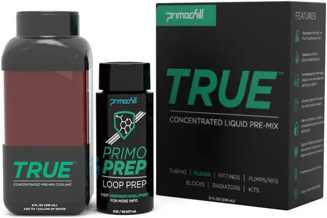Alt view image 2 of 3 - PrimoChill True Opaque - Computer WaterCooling Coolant, Concentrate, Solid/Non-Transparent, Full Protection, PrimoPrep Included, Proudly Made in the USA (Yields a Gallon of Coolant)