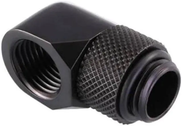 Main image of Bykski G 1/4in. Male to Female 90 Degree Rotary Elbow Fitting (B-RD90-X)