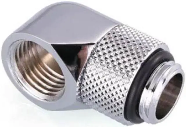 Main image of Bykski G 1/4in. Male to Female 90 Degree Rotary Elbow Fitting (B-RD90-X)