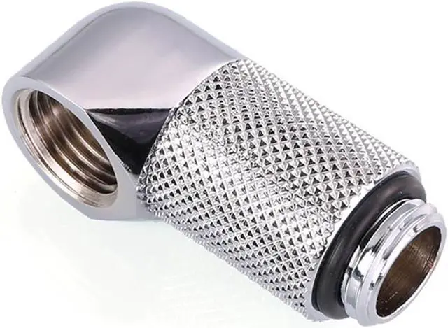 Main image of Bykski G 1/4in. Male to Female 90 Degree Rotary 20mm Extension Elbow Fitting (B-RD90-EXJ20)