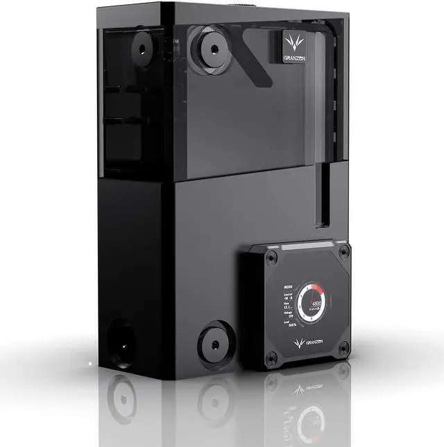 Alt view image 4 of 7 - Granzon Digital Display Pump and Reservoir Combo w/ 5v Addressable RGB (RBW)(GE-A180)