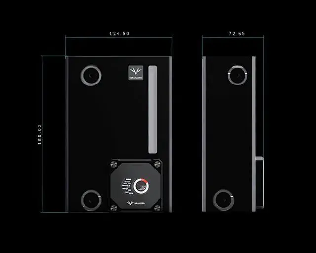 Alt view image 7 of 7 - Granzon Digital Display Pump and Reservoir Combo w/ 5v Addressable RGB (RBW)(GE-A180)
