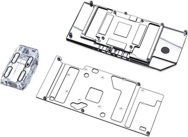 Alt view image 2 of 7 - Bykski Full Coverage GPU Water Block and Backplate For INNO3D/AX GeForce RTX 3080/TI/3090 (N-ICH3090-TC-V2)